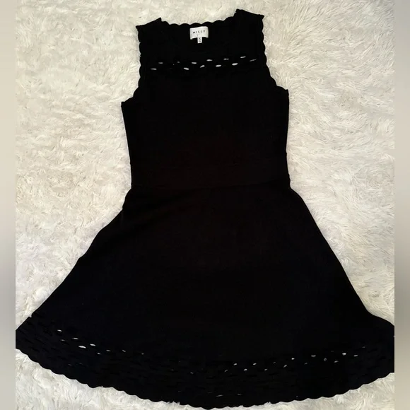 white christmas dresses Jett Black Knit Cut Out Maxi Dress